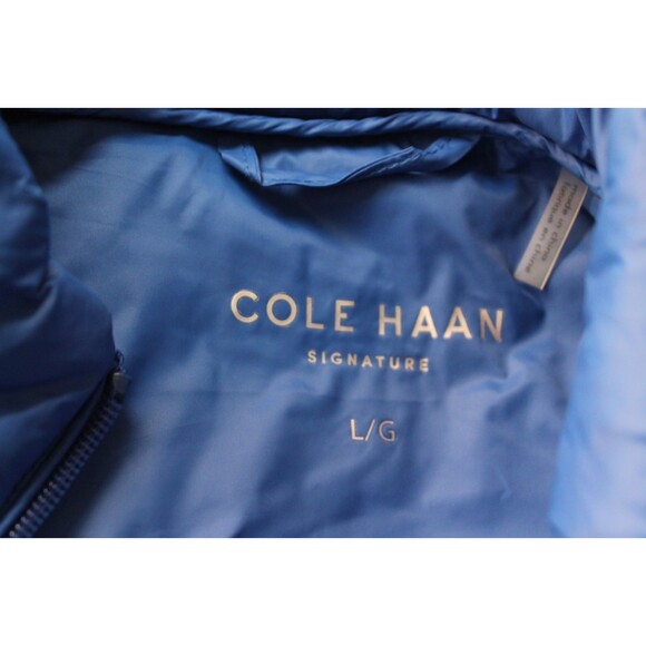 Cole Haan Signature Series Men's Puffer Vest Size Large Blue - Picture 7 of 8